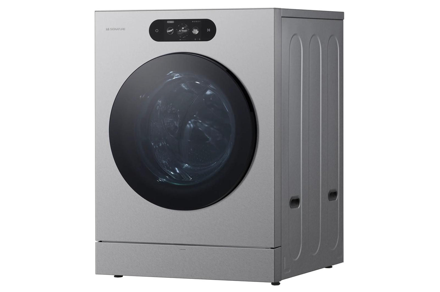 WM9900HSA LG SIGNATURE 5.8 cu. ft. Mega Capacity Smart Front Load Washer with Built-In Intelligence, TurboWash® 360(degree), ezDispense® and Touch LCD Control