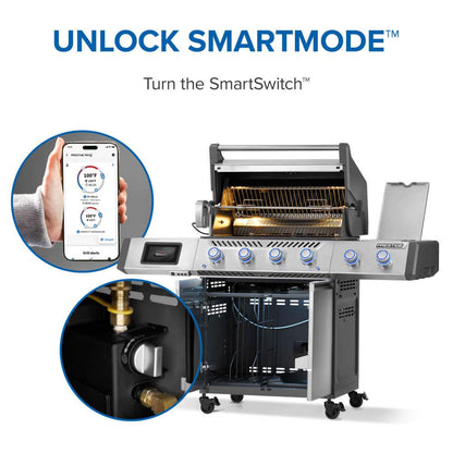 Napoleon Bbq PRO500VXRSIBNSS Prestige PRO 500 with Smart Technology , Natural Gas, Stainless Steel