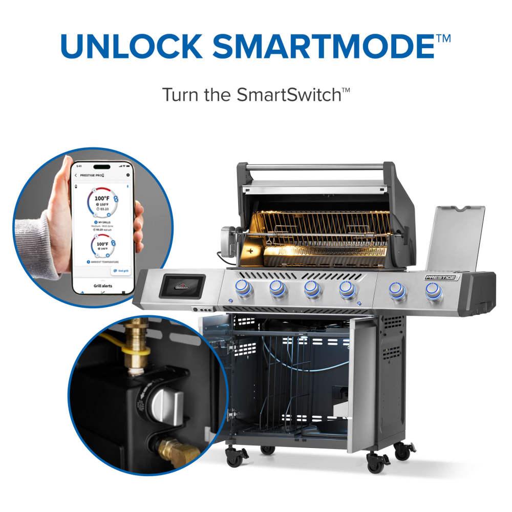 Napoleon Bbq PRO500VXRSIBPSS Prestige PRO 500 with Smart Technology , Propane, Stainless Steel