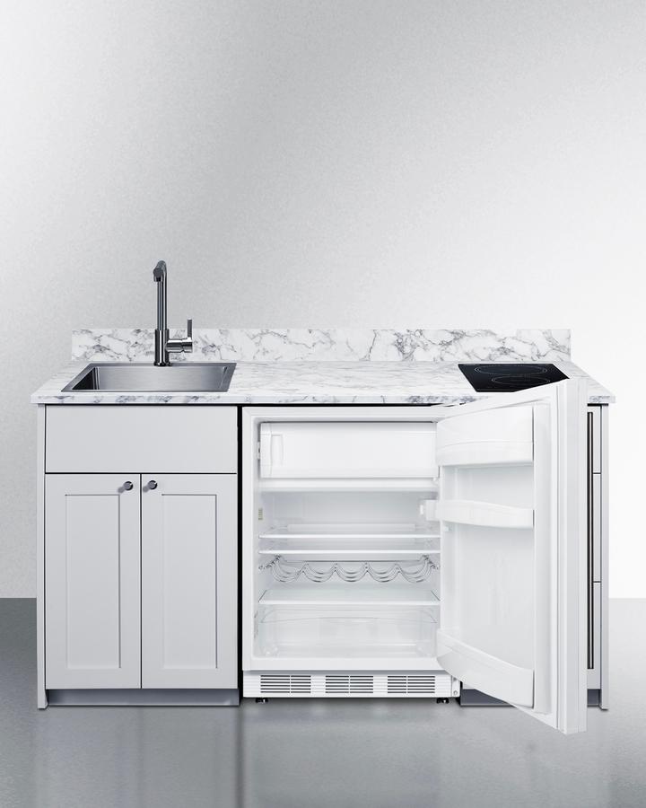 Summit CALDERAWH33ISINKL Turnkey Caldera Kitchen, ADA-compliant