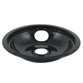 6" Porcelain Replacement Burner Bowl - Black