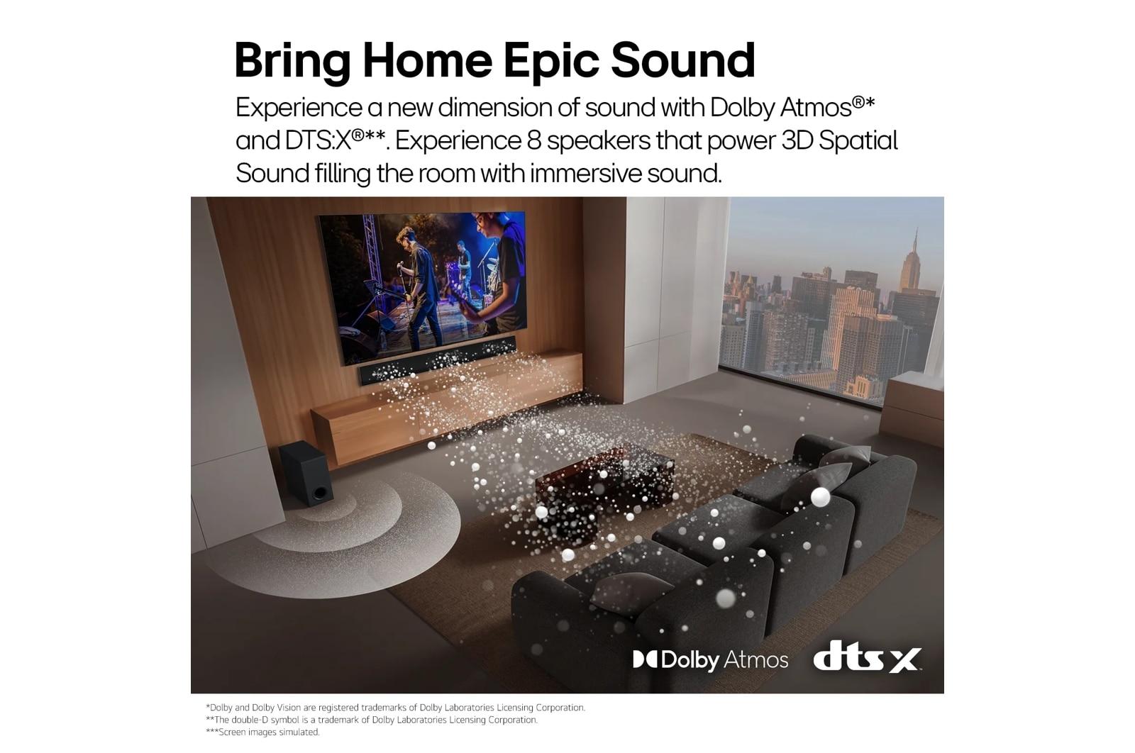 SG10TY LG SG10TY Soundbar with Dolby Atmos® 3.1 channel