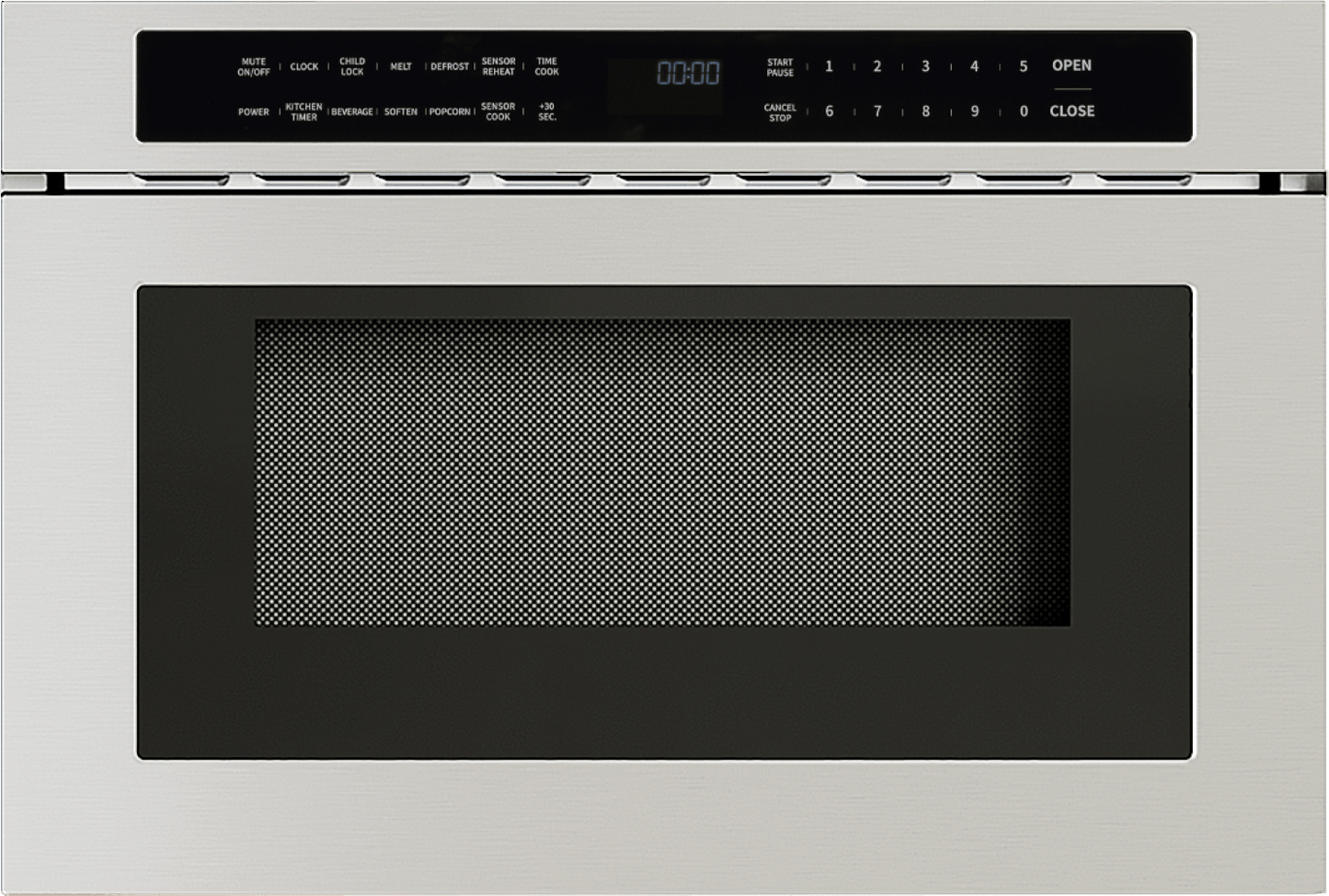 Zephyr MWD2401AS Microwave Drawer, 24in, Built-In, SS, 1.2 cu. ft.