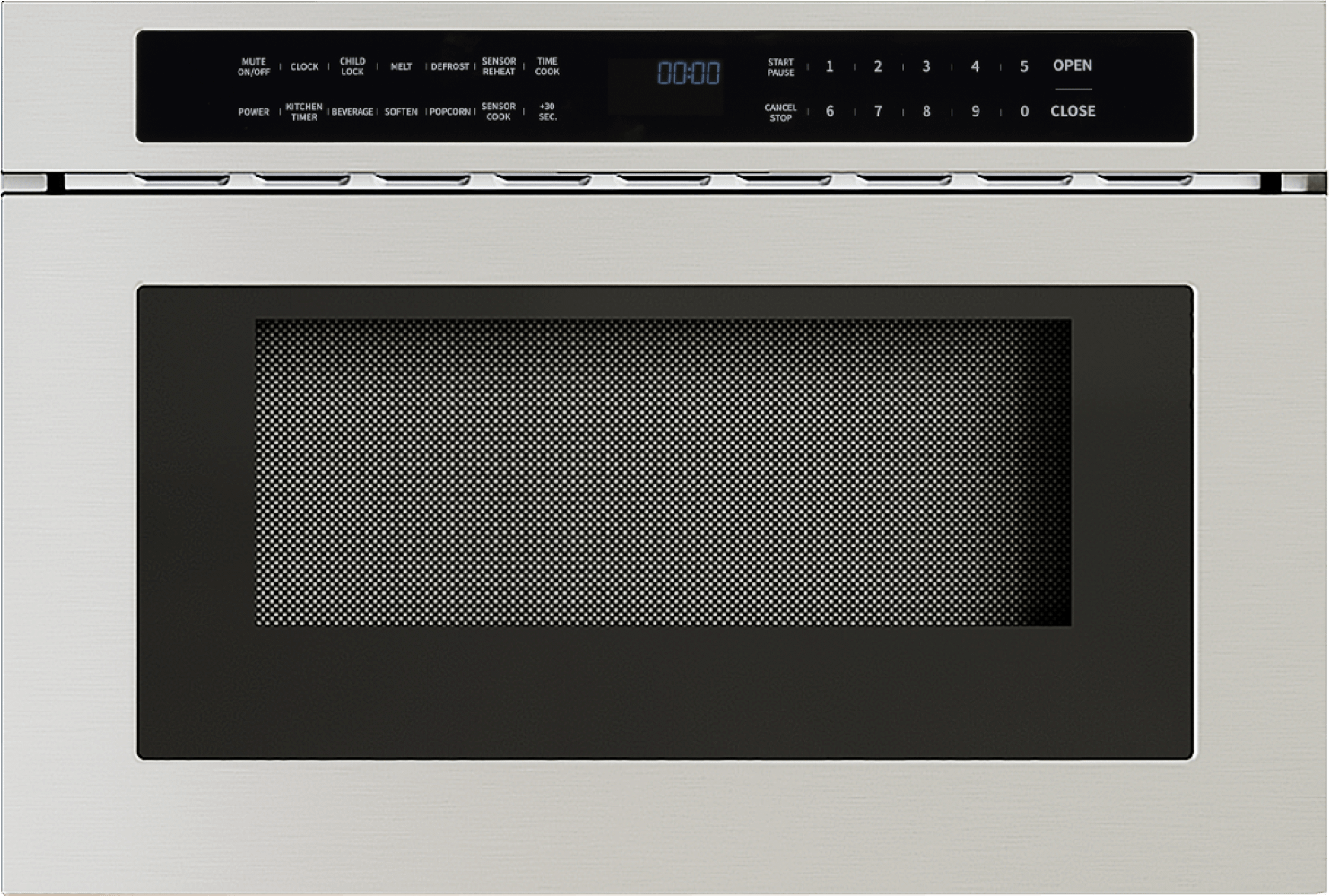 Zephyr MWD2401AS Microwave Drawer, 24in, Built-In, SS, 1.2 cu. ft.