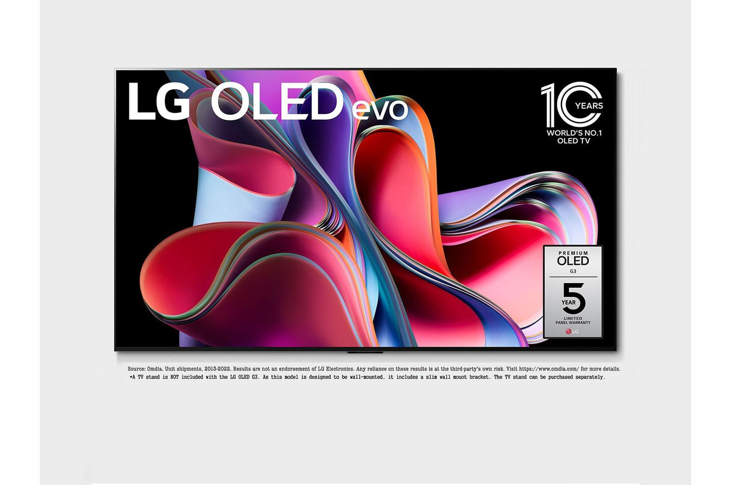 OLED55G3PUA LG OLED evo G3 55 Inch 4K Smart TV 2023