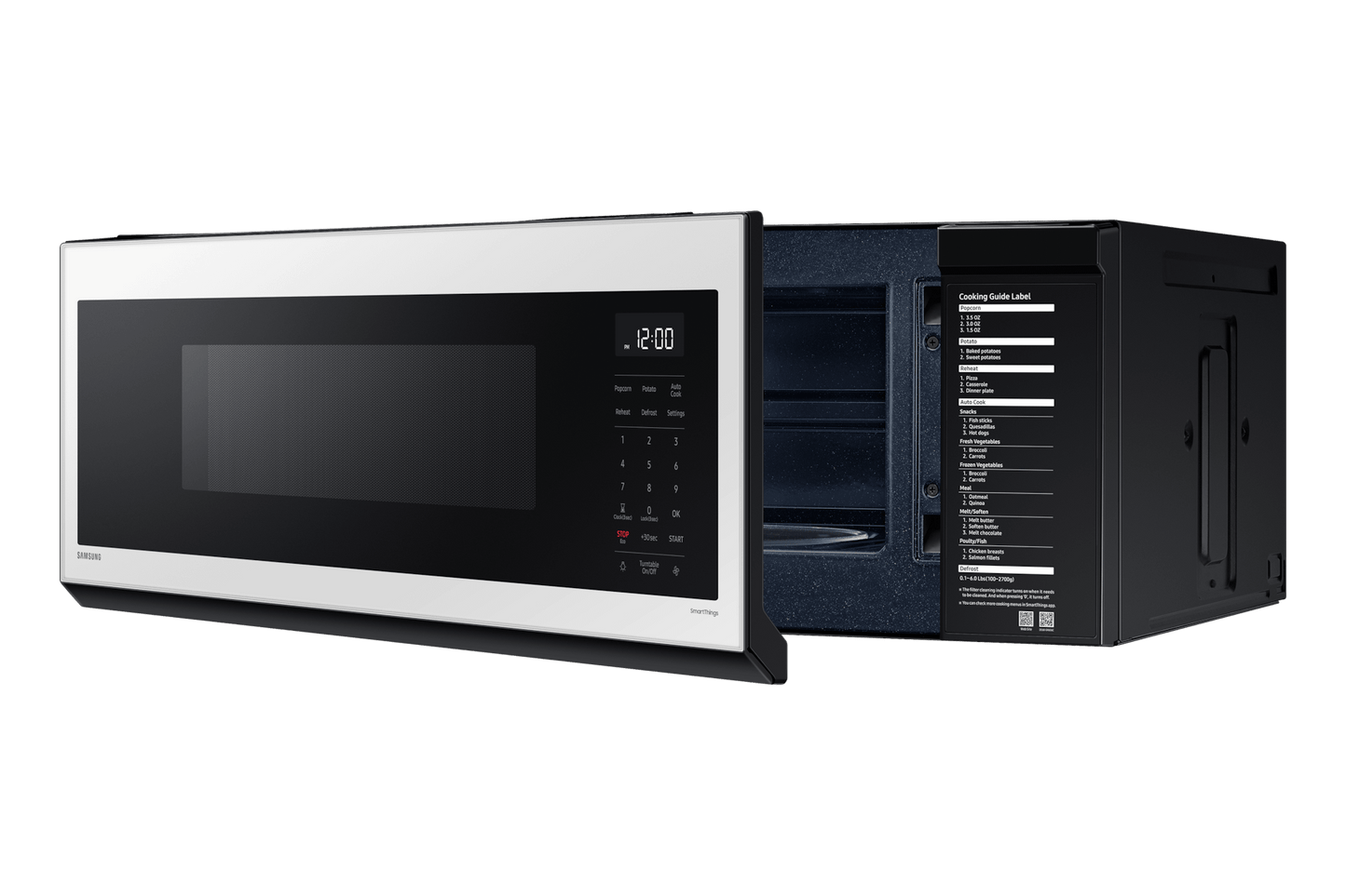 Samsung ME11CB751012 Bespoke Slim Over-the-Range Microwave Ceramic Enamel Interior  Wi-Fi  1.1 cu.ft.
