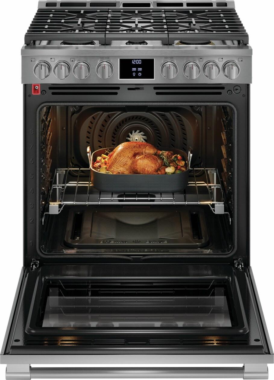 Frigidaire Professional 30" Gas Range with No Preheat and Air Fry