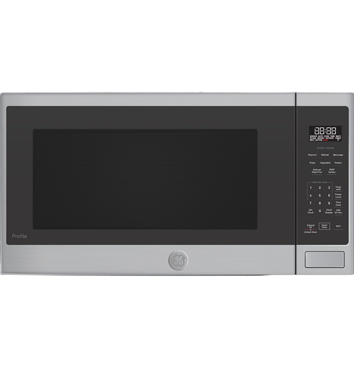 PCWK22U1WSS GE Profile™ 2.2 Cu. Ft. Built-In Sensor Microwave Oven