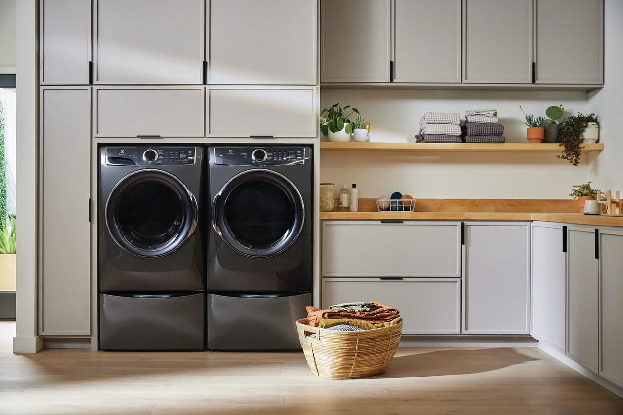 ELFE7637AT Electrolux Front Load Perfect Steam™ Electric Dryer with Balanced Dry™ and Instant Refresh - 8.0 Cu. Ft.