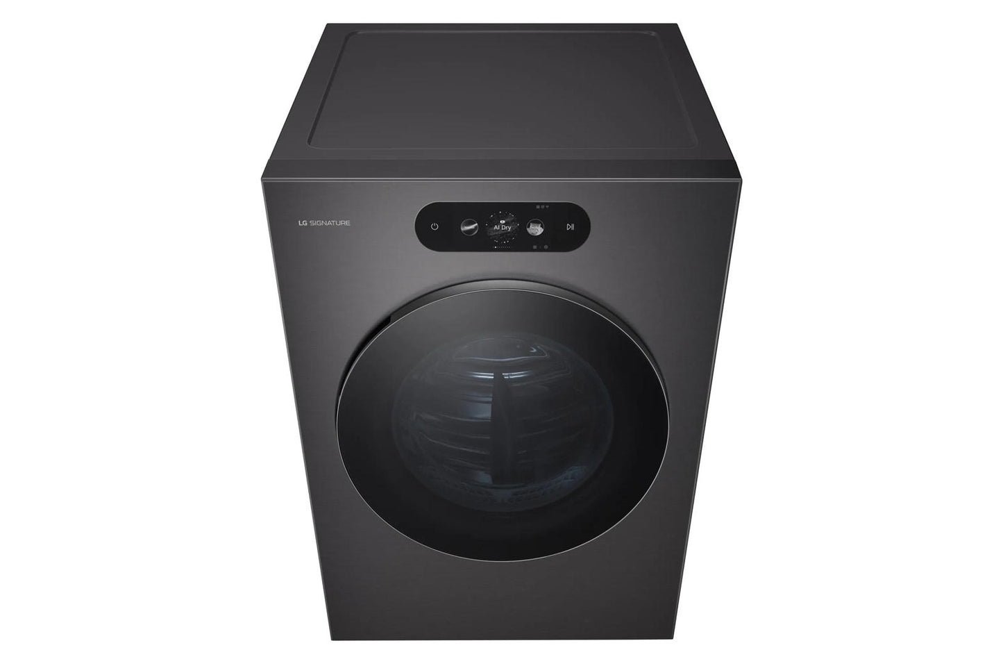 DLGX9901B LG SIGNATURE 9.0 cu. ft. Mega Capacity Smart Front Load Gas Dryer with Built-In Intelligence, TurboSteam® and Touch LCD Control