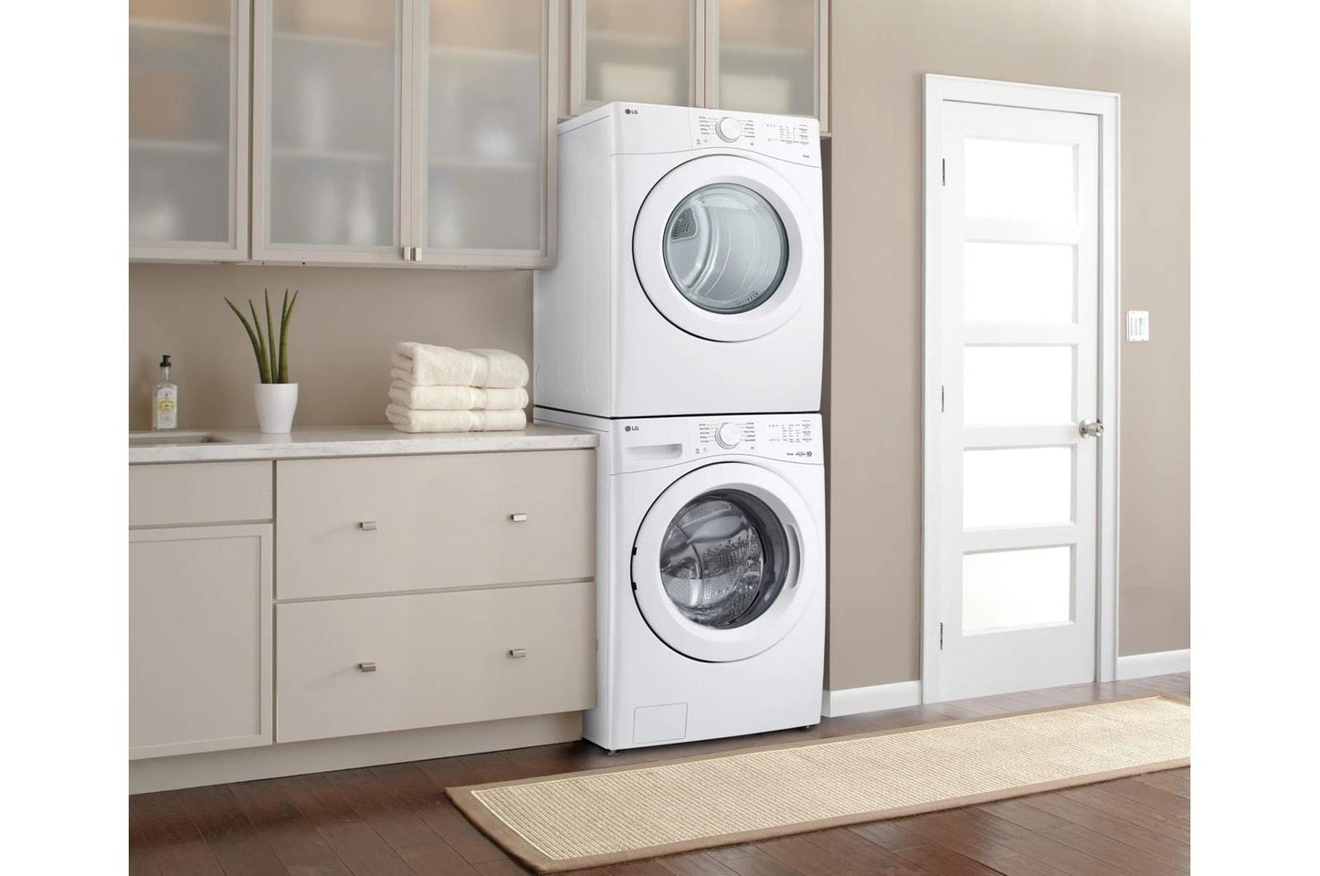 Lg DLG3421W 7.4 cu. ft. Ultra Large Capacity Smart Front Load Gas Dryer