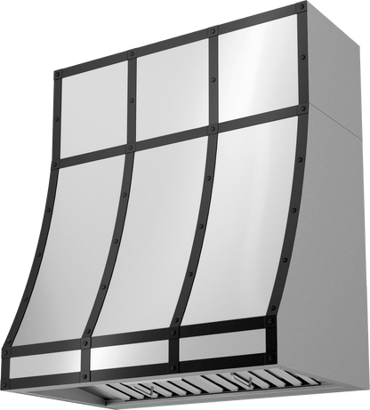 Zephyr BKDC13612AMB Duct Cover Banding Kit, 36in x 12in, Matte Black