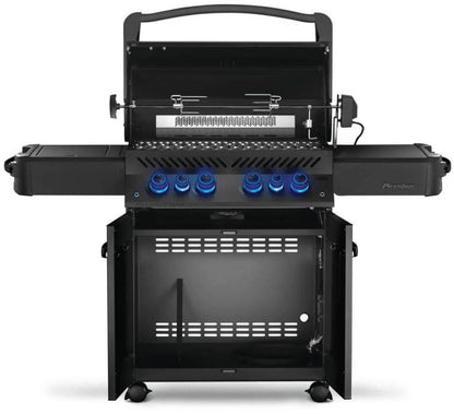 Napoleon Bbq P500RSIBNK3PHM Legacy Phantom Prestige 500 RSIB with Infrared Side and Rear Burner , Natural Gas, Satin Black