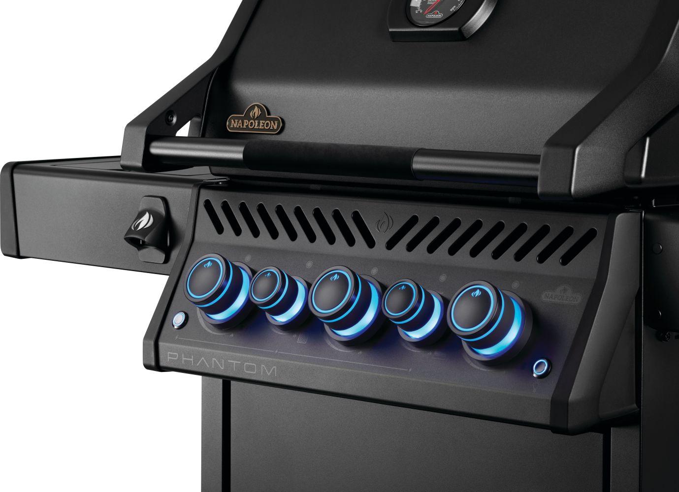 Napoleon Bbq RPS425RSIBPK2PHM Phantom Rogue PRO-S 425 RSIB with Infrared Side and Rear Burner , Propane, Matte/Matt Black