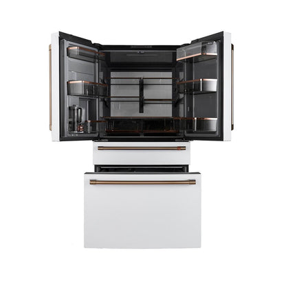 Cafe CGE29DP4TW2 CAF(EBACK)™ ENERGY STAR® 28.7 Cu. Ft. Smart 4-Door French-Door Refrigerator With Dual-Dispense AutoFill Pitcher