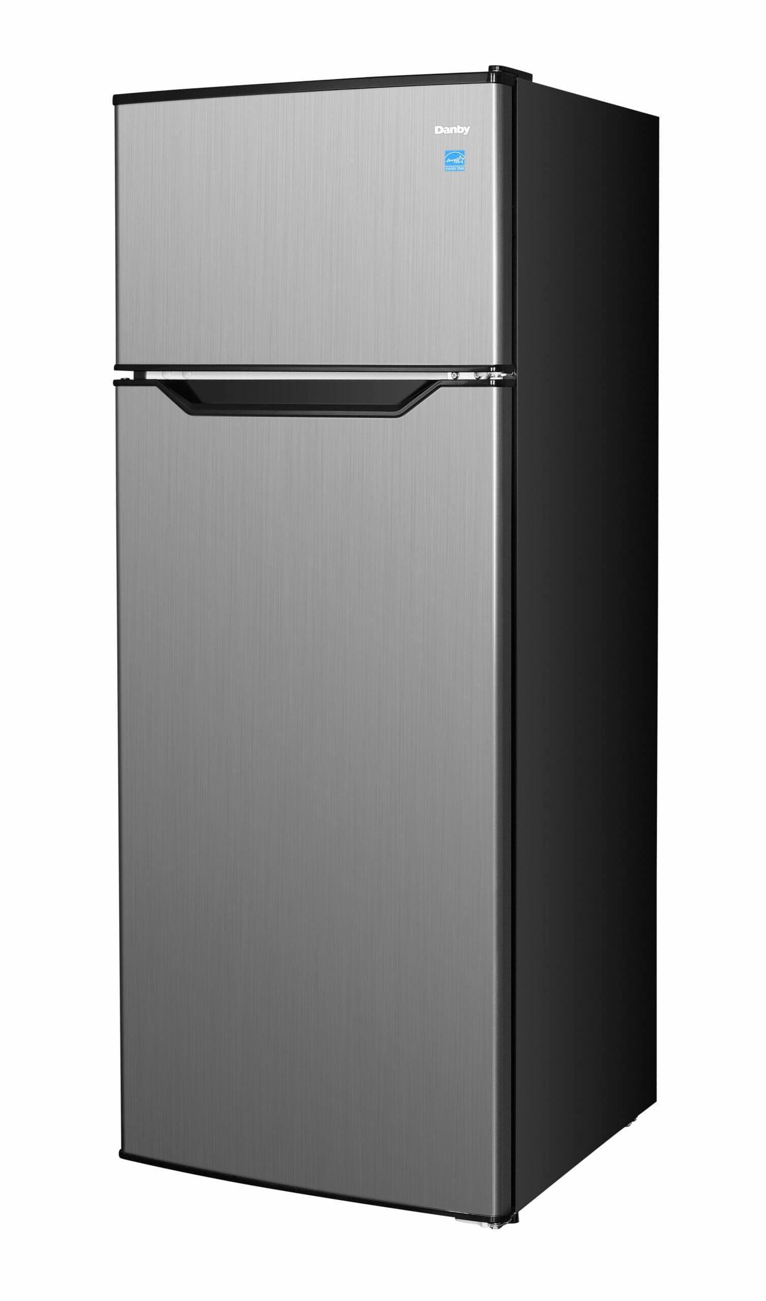 Danby 7.4 cu. ft. Apartment Size Top Mount Fridge in Stainless Steel