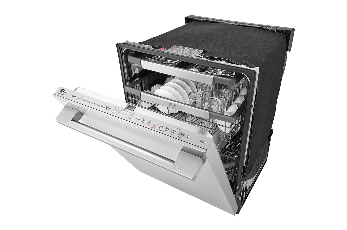 SDWB24S3 LG STUDIO Smart Top Control Dishwasher with 1-Hour Wash & Dry, QuadWash® Pro, TrueSteam® and Dynamic Heat Dry™