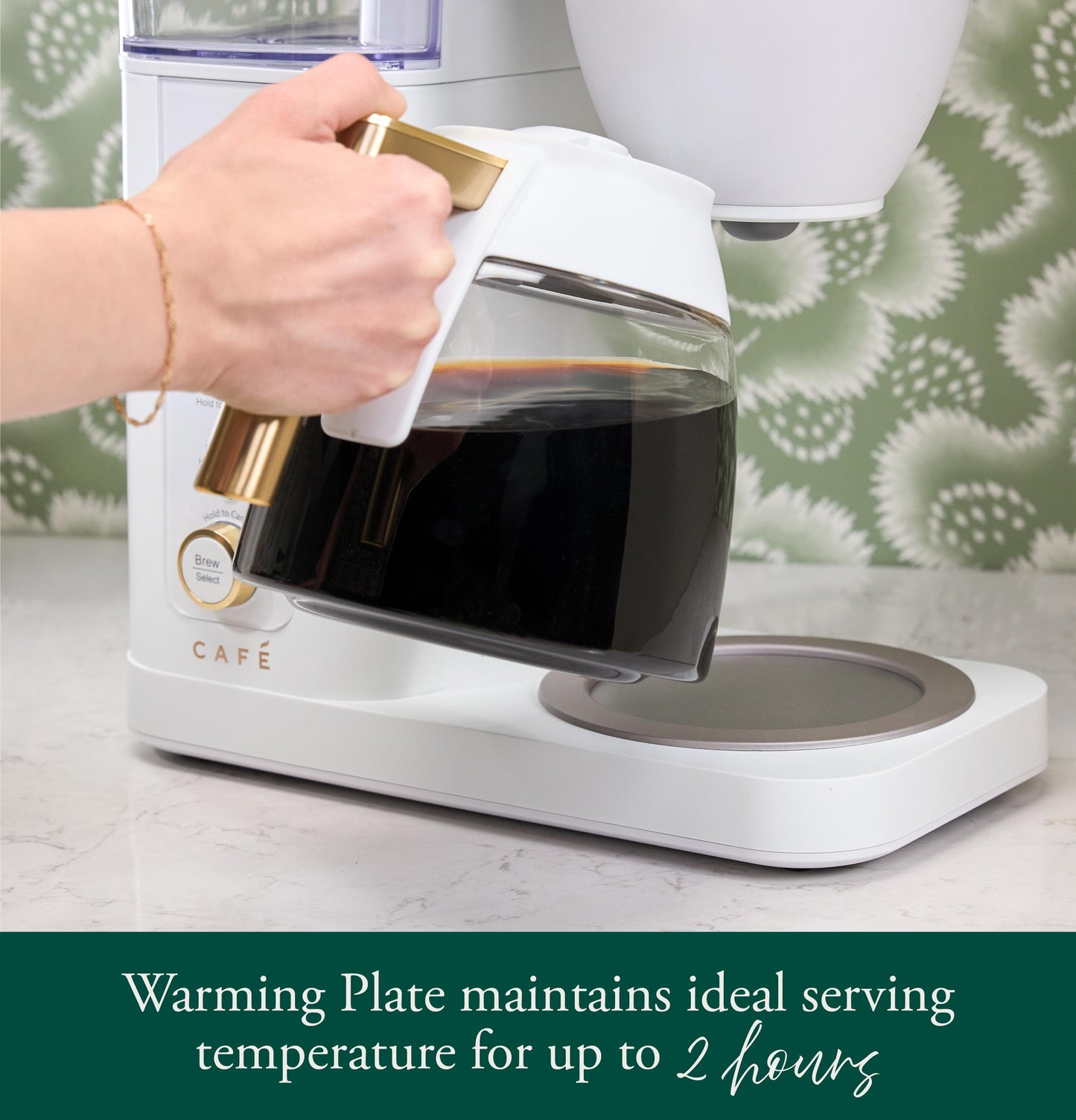 Cafe C7DGB11ZW7 CAF(EBACK)™ Specialty Drip Coffee Maker with Glass Carafe