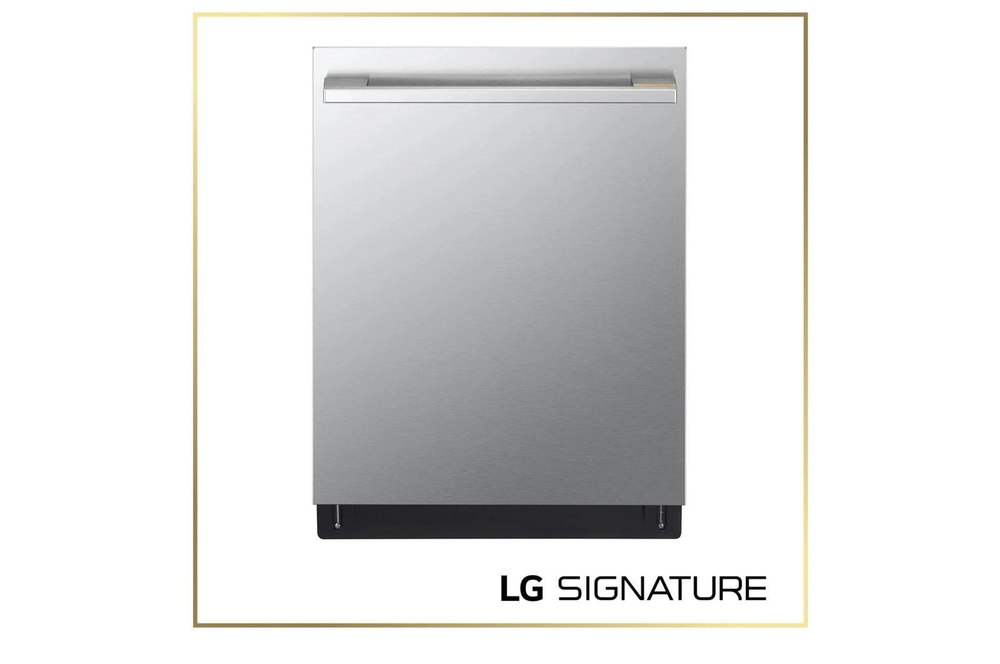 SDNTH981S LG SIGNATURE FlushFit™ 24 Inch Dishwasher with 1-Hour Wash & Dry, QuadWash® Pro, and Dynamic Heat Dry™ with AutoVent™ Dry