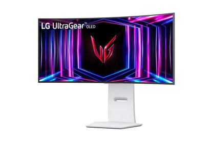 Lg 34GS95QEW 34 Inch UltraGear™ OLED Curved Gaming Monitor WQHD 1440P with 240Hz Refresh Rate 0.03ms Response Time