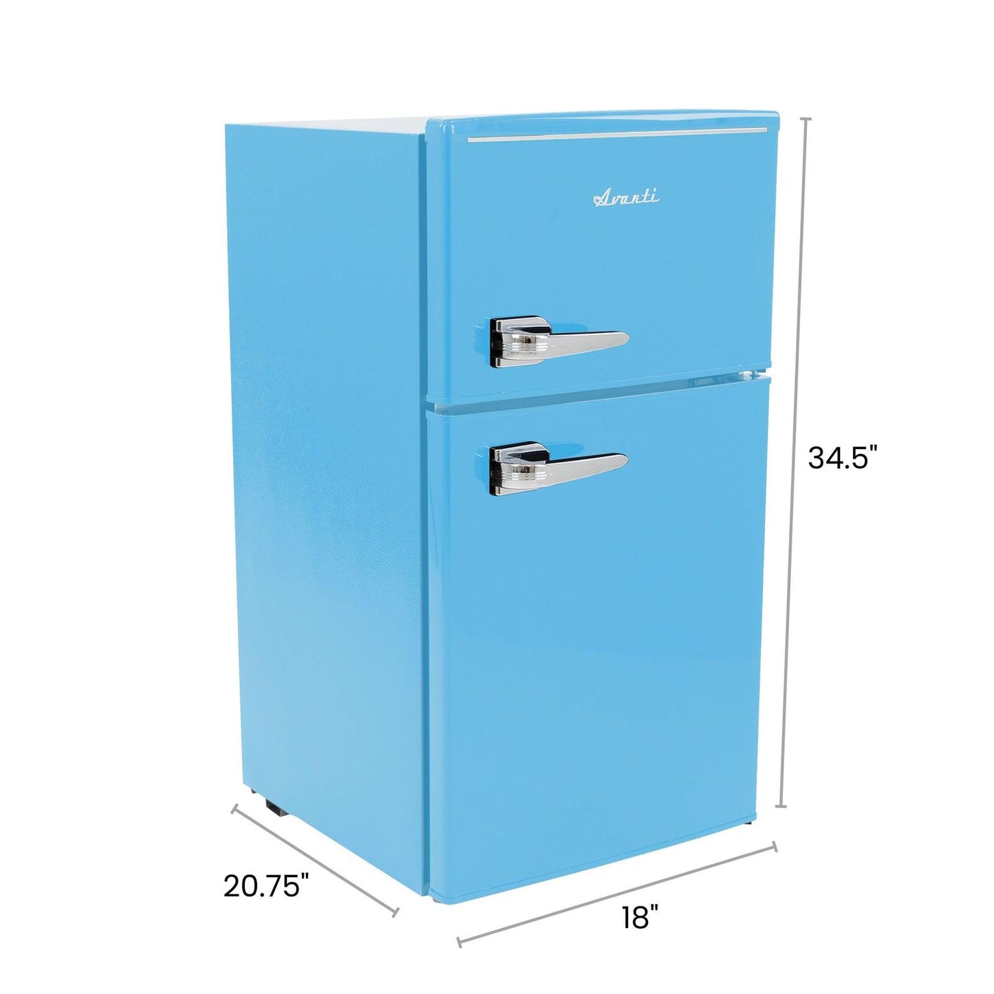 RMRT30X5RIS Avanti 3.1 Cu. Ft. Retro Compact Refrigerator - Red