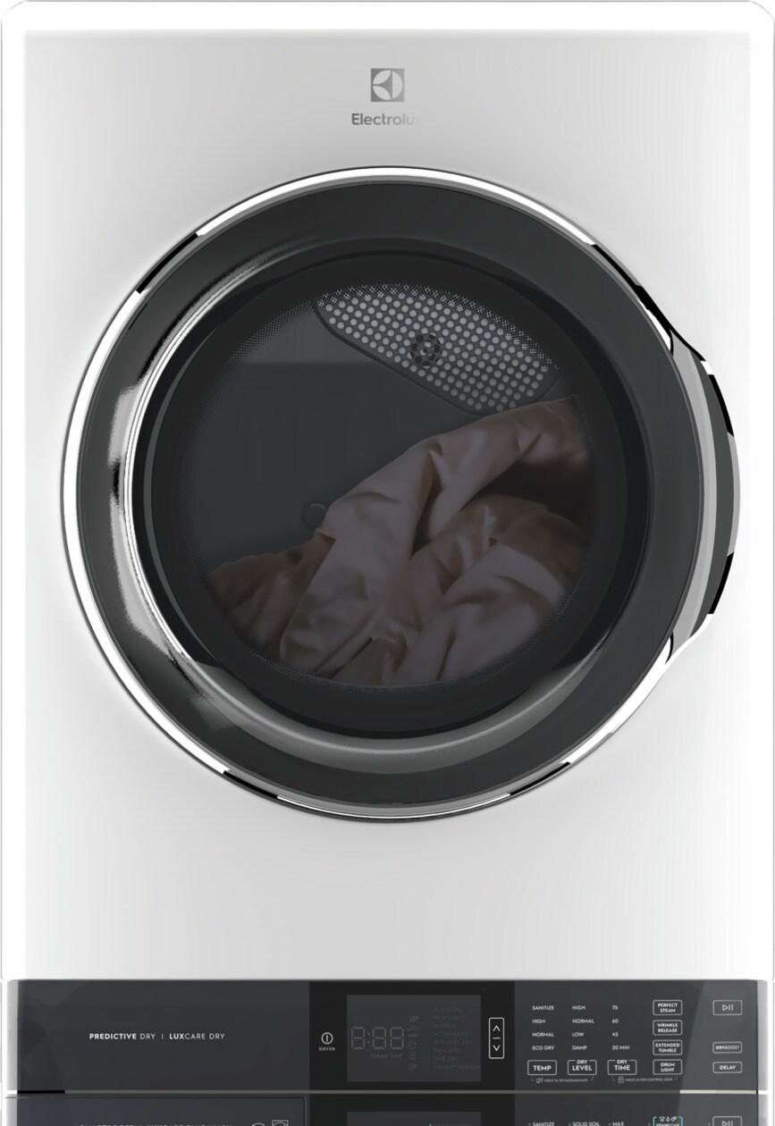 ELTG7600AW Electrolux Laundry Tower Single Unit Front Load 4.5 Cu. Ft. Washer & 8 Cu. Ft. Gas Dryer