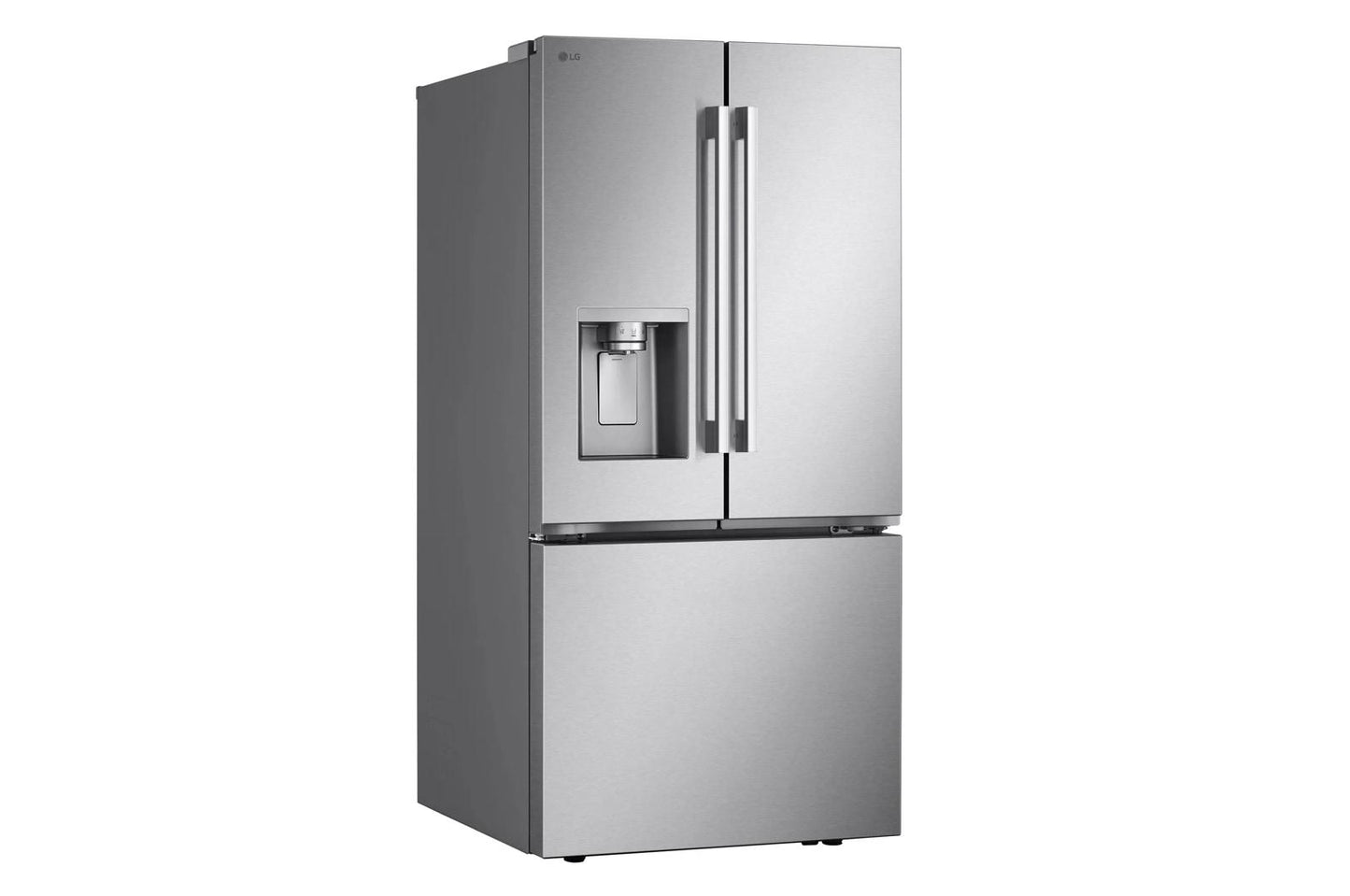 Lg LF20G6331S 20 cu. ft. 3-Door French Door, Counter-Depth MAX™ Refrigerator with Hybrid Handles