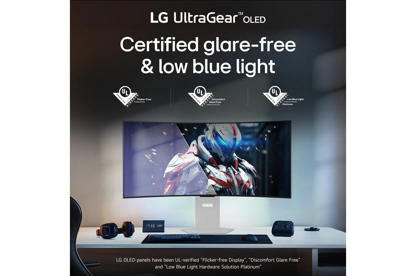 Lg 39GX90SAW 39 Inch UltraGear™ OLED WQHD 240Hz 0.03ms G-Sync Compatible 800R Curved Gaming Monitor with webOS