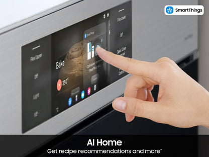Samsung NV51CG700DSR Bespoke AI Double Wall Oven AI Home 7" Display AI Pro Cooking™  5.1 cu.ft./5.1 cu.ft.