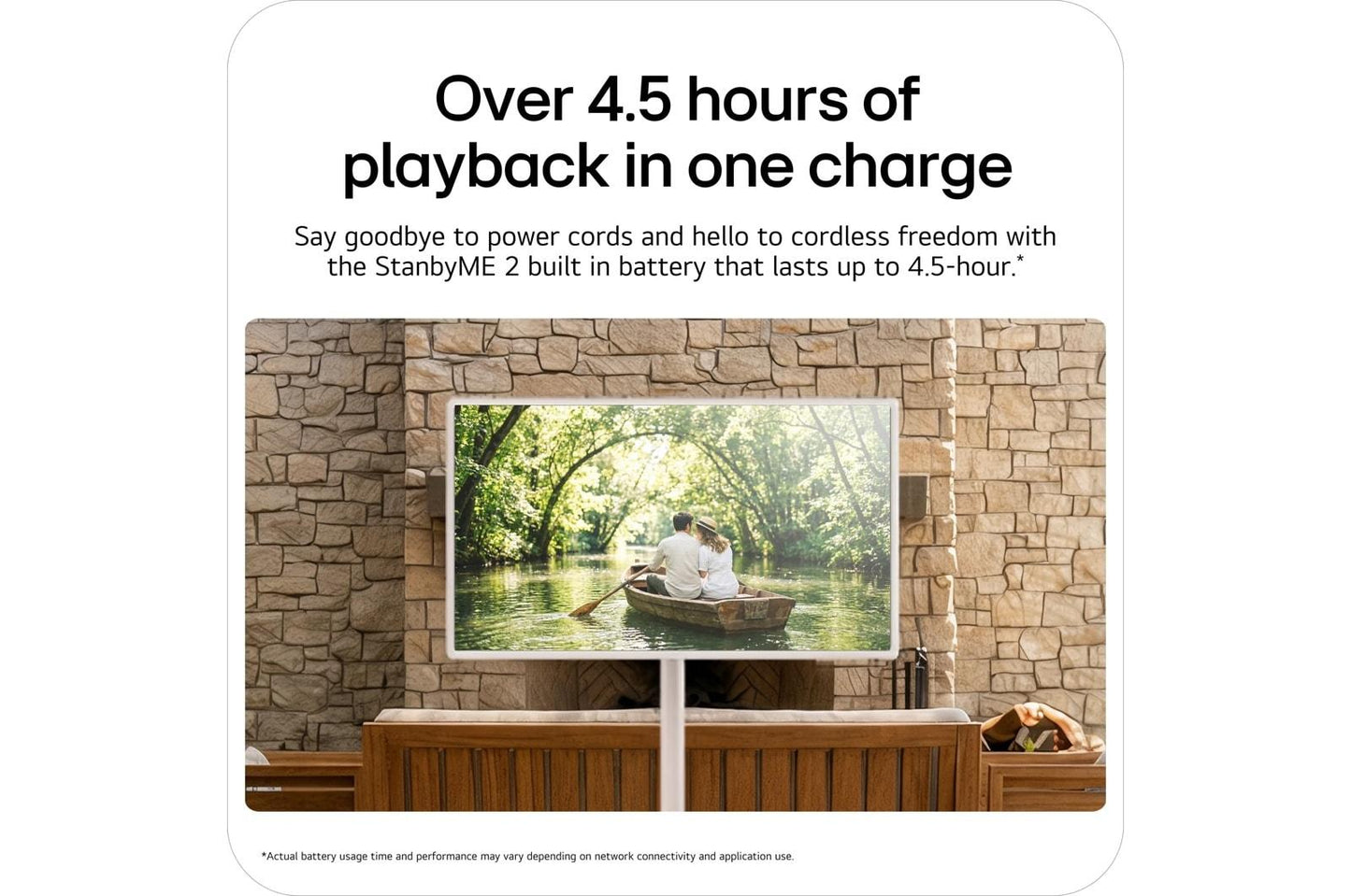 Lg 32LX6BWGA StanbyME 2 MAX 32 Inch Portable Smart Touch Screen with 4.5hr Battery