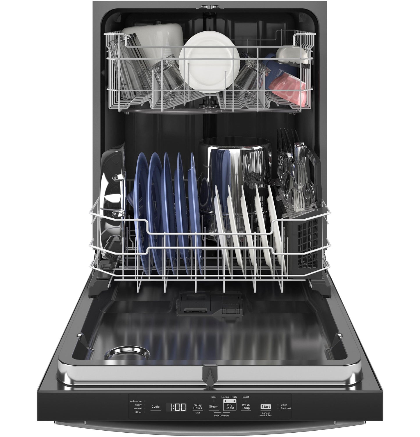 GDT565HSYSS GE® ENERGY STAR® Top Control Hybrid Tub Dishwasher with Dry Boost & 52 dBA