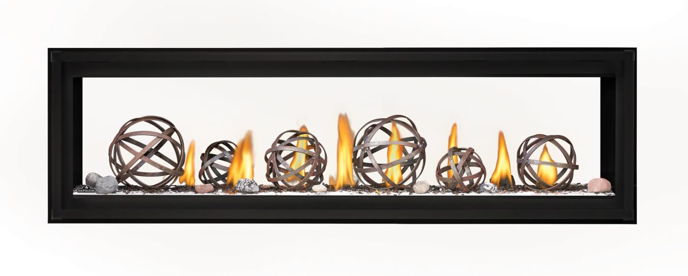 Napoleon Bbq LVX62N2X1 Luxuria 62 See Through Direct Vent Gas Fireplace
