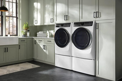 Electrolux ELFE7738MW Front Load Perfect Steam™ Electric Dryer with Balanced Dry™ and Instant Refresh - 8.0 Cu. Ft.