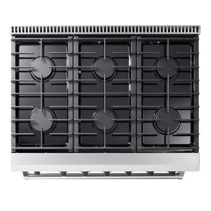 LRG3601U Thor Kitchen 36-inch Gas Range - Model Lrg3601u