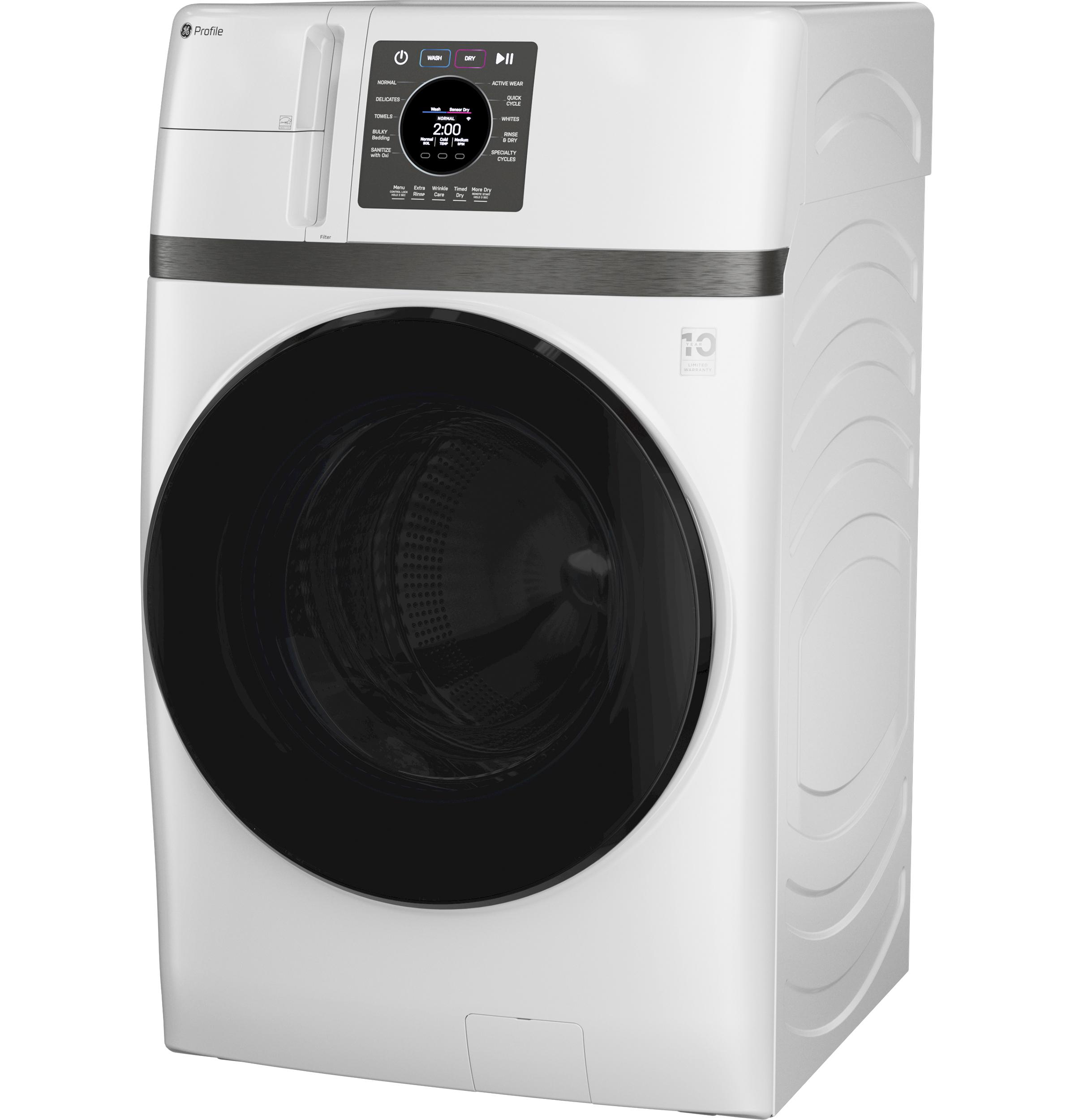 PFQ83HSSWWW GE Profile™ ENERGY STAR® 4.6 cu. ft. Capacity UltraFast Combo with Ventless Inverter Heat Pump Technology Washer/Dryer