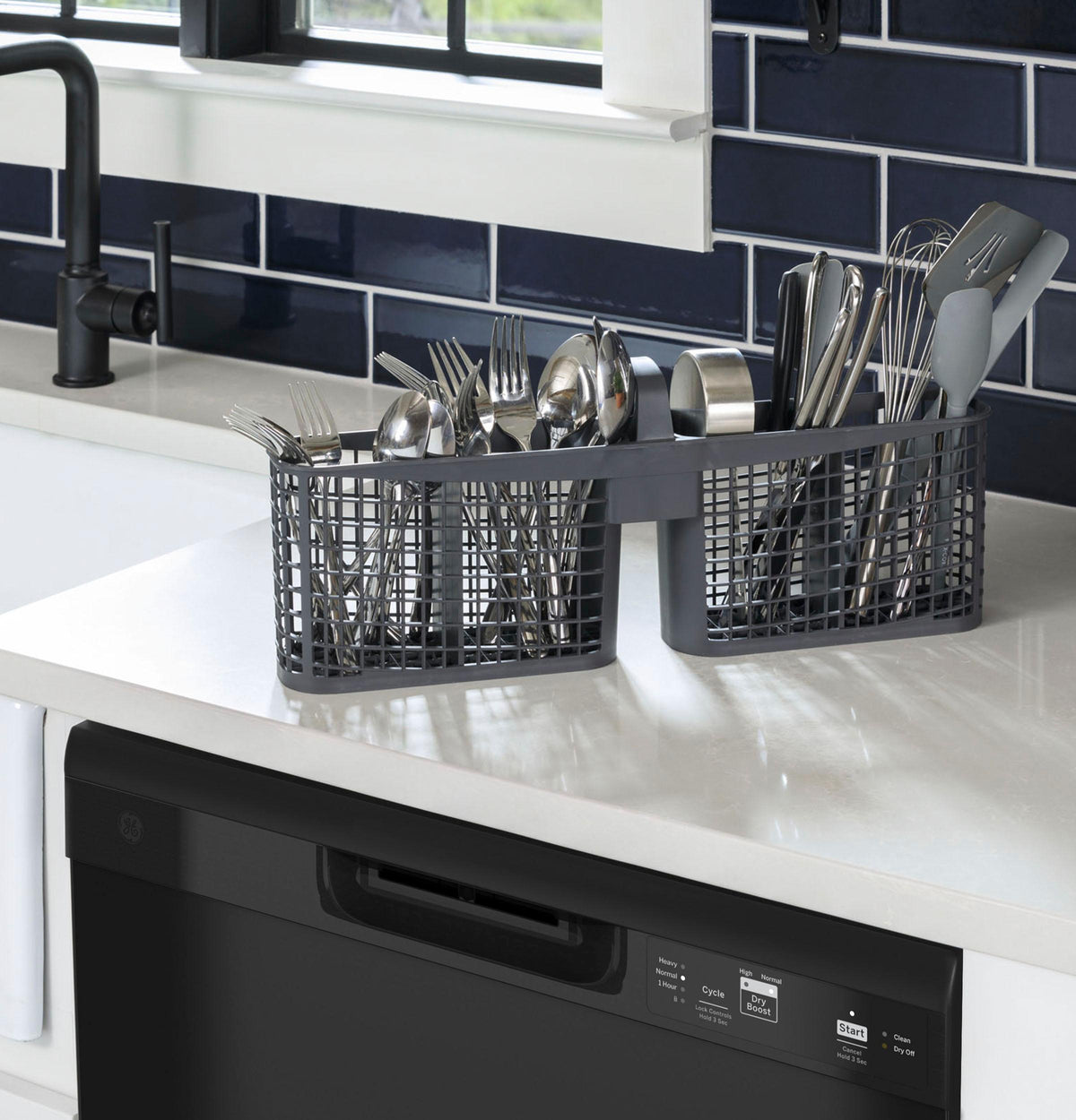 GDF450PGZBB GE® Dishwasher with Front Controls