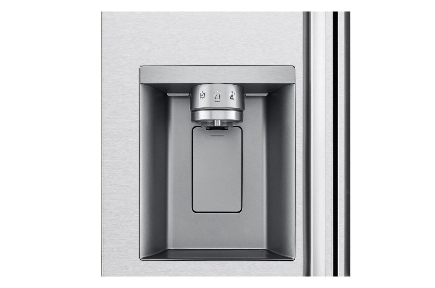 Lg LL27T3530S 27 cu. ft. Smart Side-by-Side Refrigerator with Smooth Touch Ice & Water Dispenser