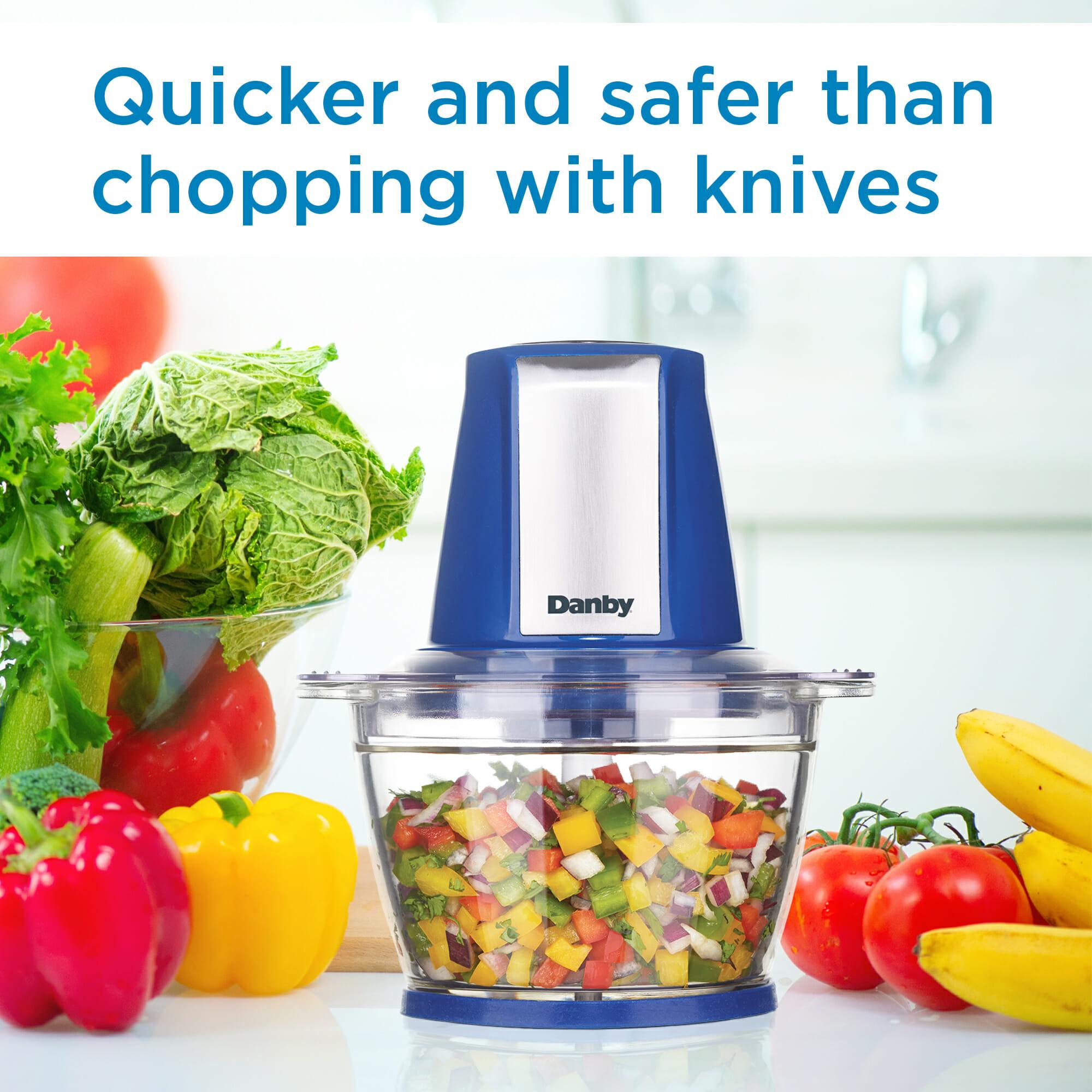 DFC40C1SSDB Danby 4 Cup Food Chopper in Black Stainless Steel