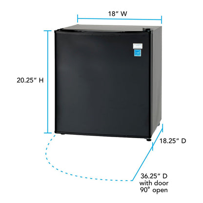 AR17T3S Avanti 1.7 cu. ft. Compact Refrigerator - Stainless Steel