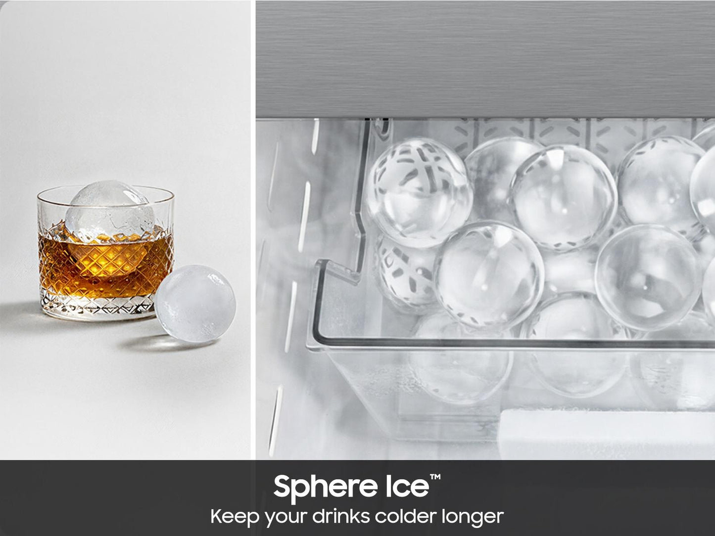 Samsung RS70H27SDR Bespoke AI Side-by-Side Sphere Ice™  External Water & Ice Dispenser  27 cu.ft.
