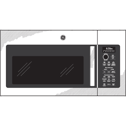 PVM9179SKSS GE Profile™ 1.7 Cu. Ft. Convection Over-the-Range Microwave Oven