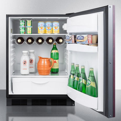 Summit FF63BKIFADA 24" Wide All-refrigerator, ADA Compliant (panel Not Included)