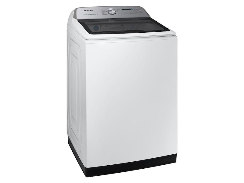 Samsung 5.4 cu. ft. Extra-Large Capacity Smart Top Load Washer with ActiveWave™ Agitator and Super Speed Wash in White