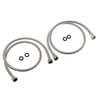 PM14X10005 GE® Universal Washing Machine Stainless Steel Hoses - 2 Pack PM14X10005