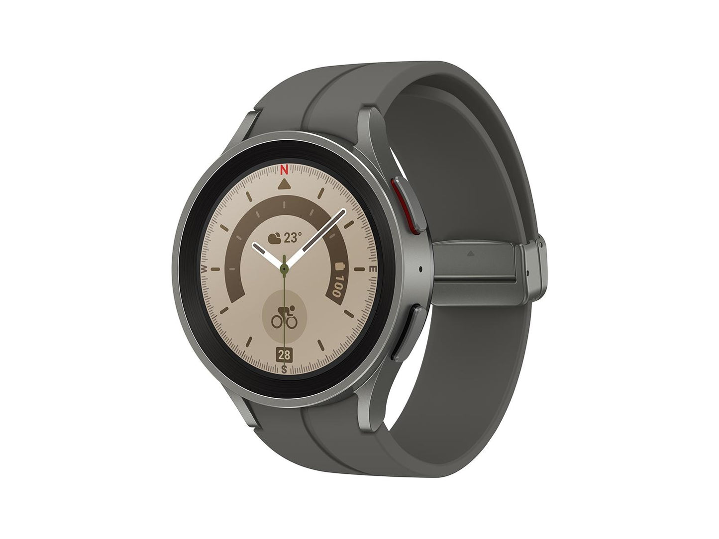 Samsung SMR920NZTAXAA Galaxy Watch5 Pro, 45mm, Gray Titanium, Bluetooth