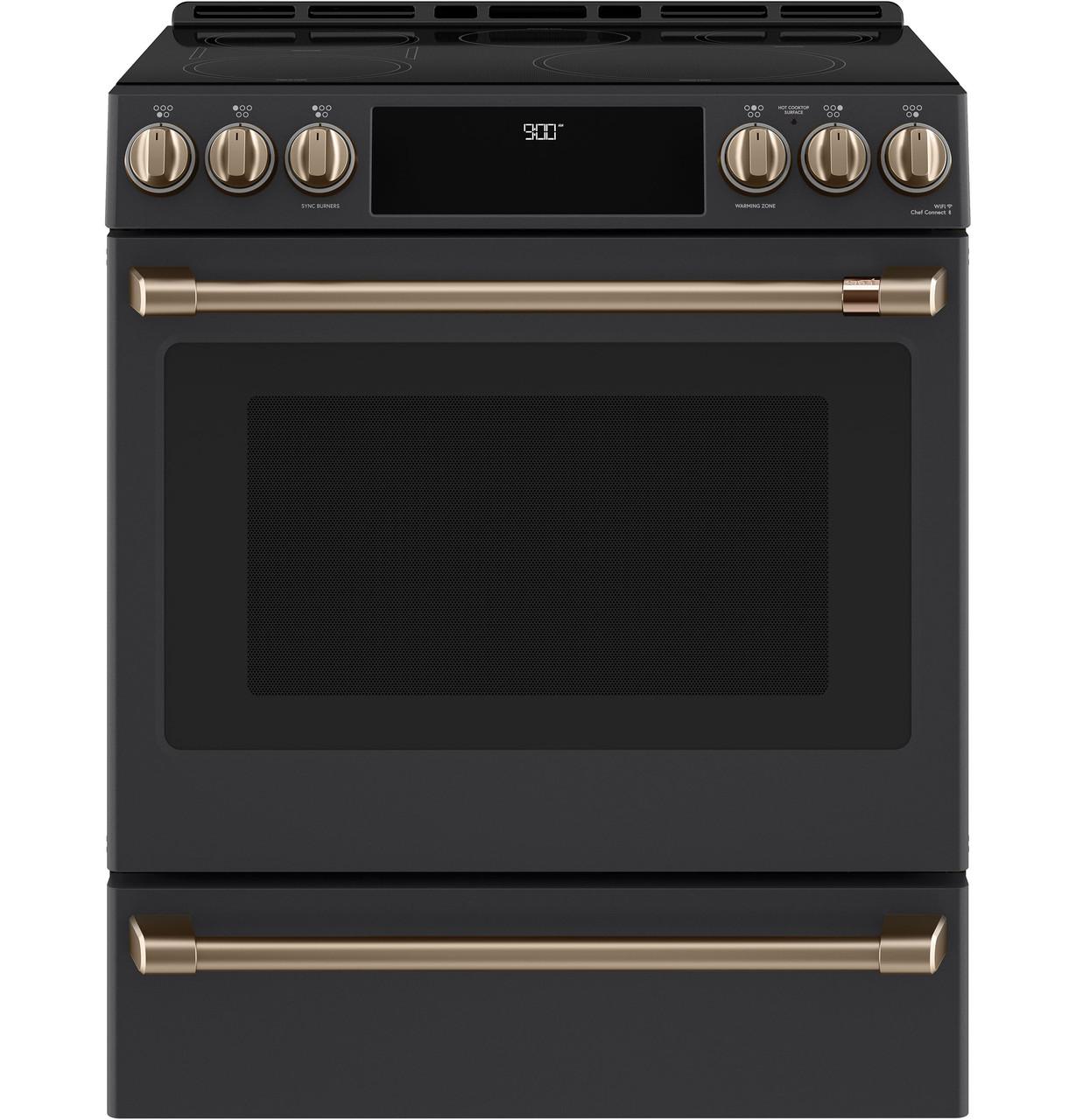 Cafe CXFCHHKPMBZ CAF(EBACK)™ Front Control Induction Knobs and Handles - Brushed Bronze