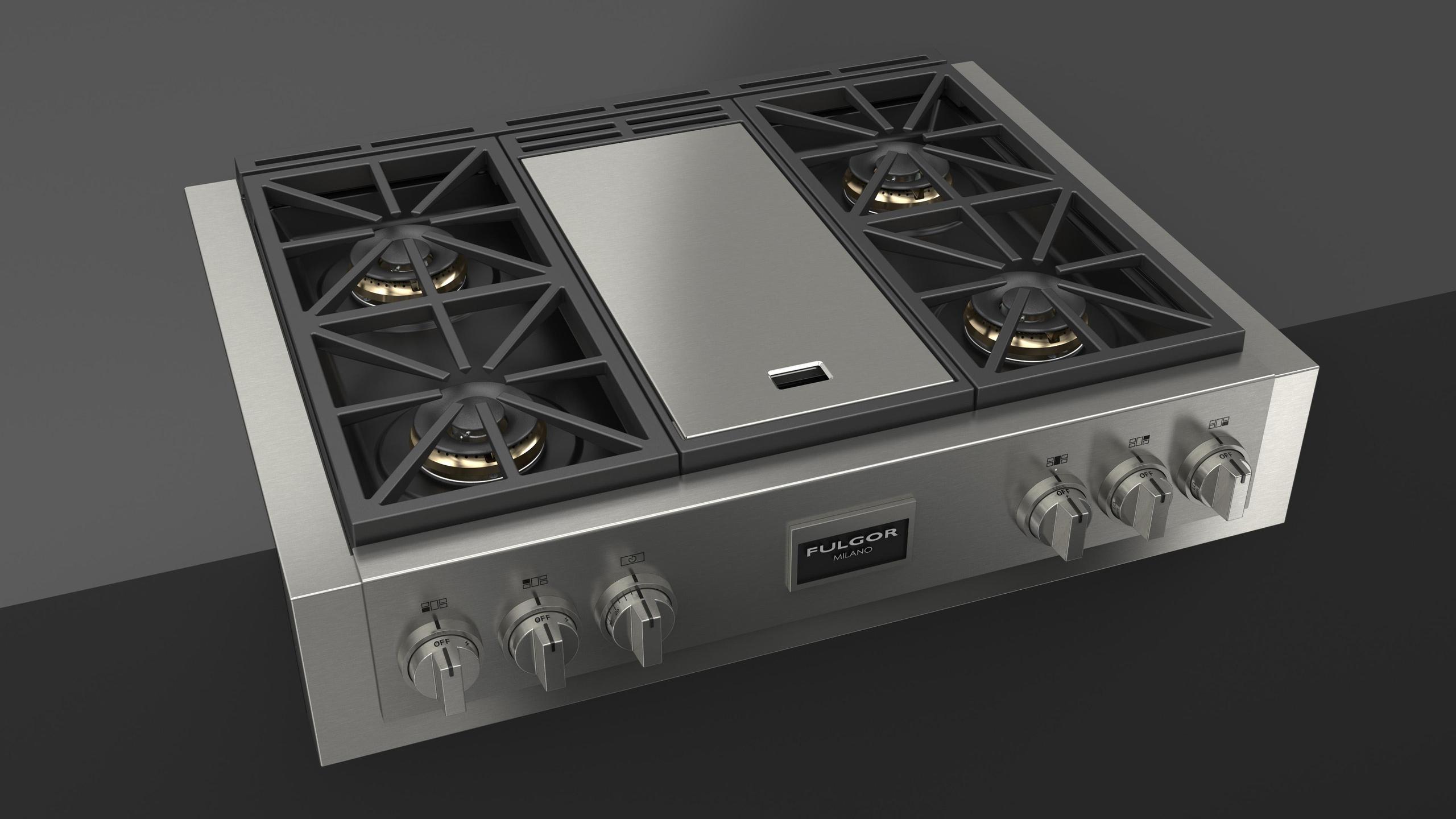 SOFIA 36" PRO GAS RANGETOP WITH GRIDDLE