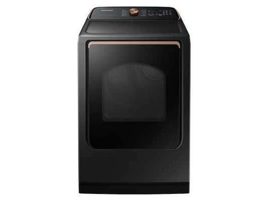 Samsung DVG54CG7550V 7.4 cu. ft. Smart Gas Dryer with Pet Care Dry and Steam Sanitize+ in Brushed Black