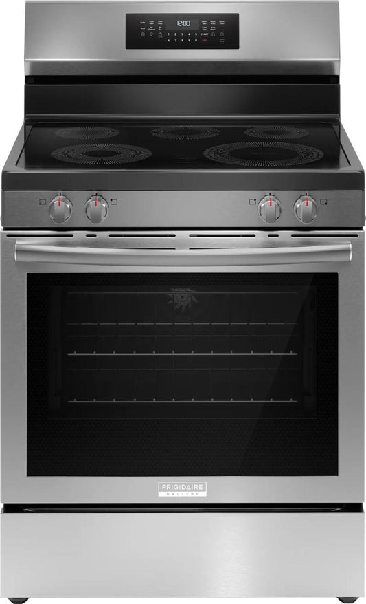 Frigidaire GCRE3059BF 30" Rear Control Electric Range with Air Fry