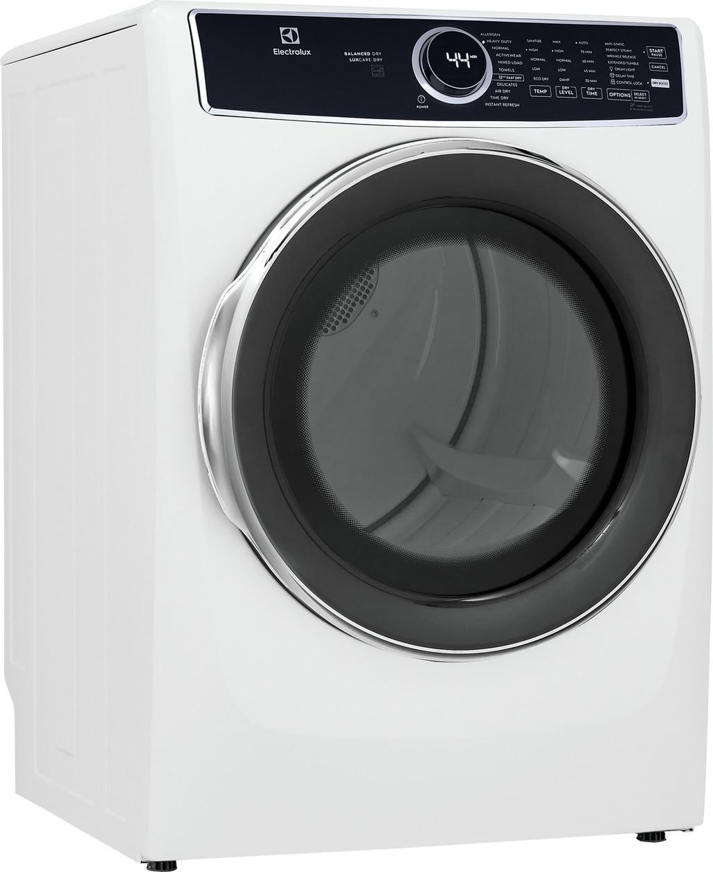 ELFG7537AW Electrolux Front Load Perfect Steam™ Gas Dryer with Predictive Dry™ and Instant Refresh - 8.0 Cu. Ft.